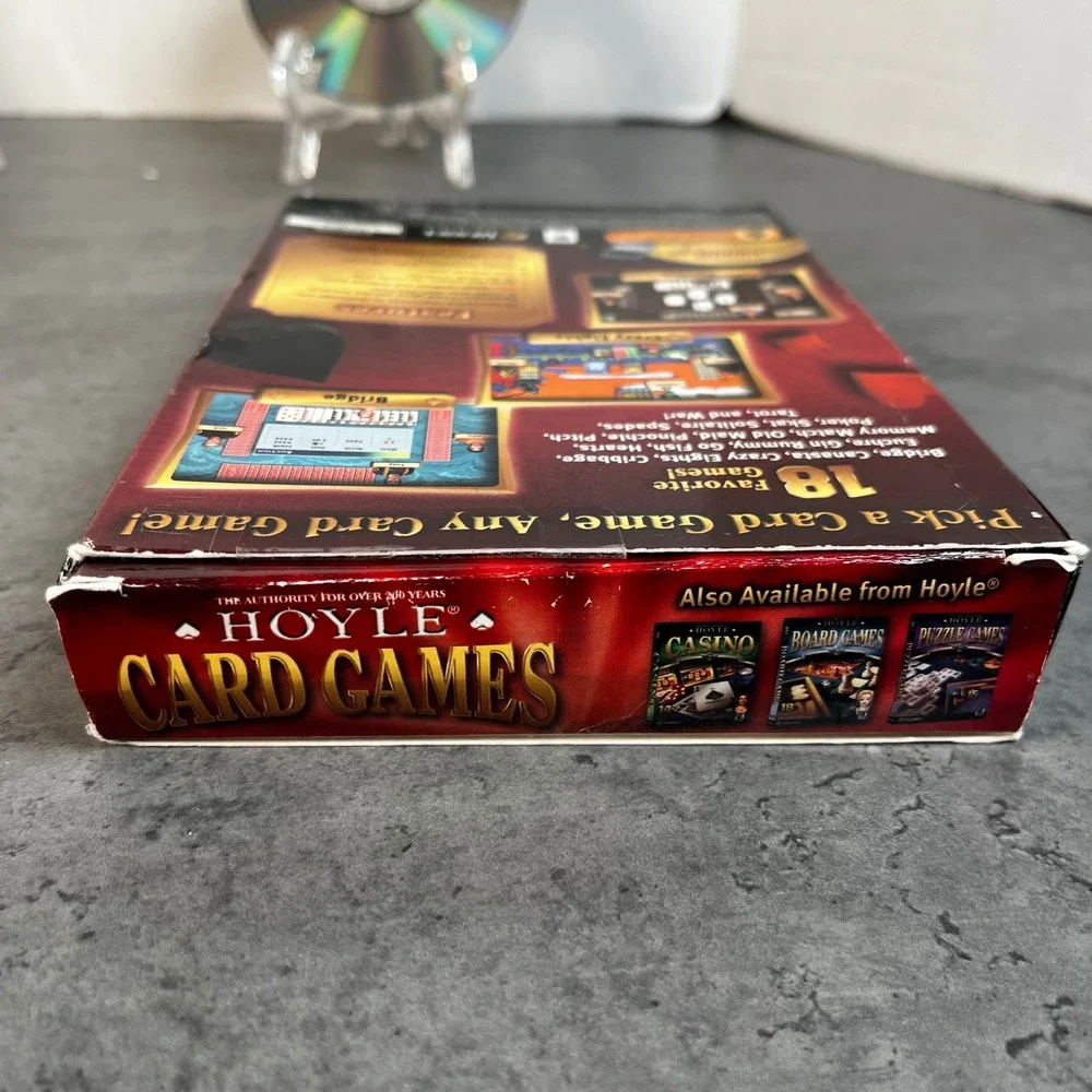 Hoyle Card Games PC CD ROM 2003 Sierra 18 Favorite Games‎ EUC VTG Complete